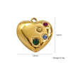 Handmade Stainless Steel Heartshaped Love Series Necklace Earrings Bracelet Pendant Accessories With 14K Gold Electroplating