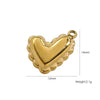 Handmade Stainless Steel Heartshaped Love Series Necklace Earrings Bracelet Pendant Accessories With 14K Gold Electroplating