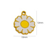 Handmade Stainless Steel Jewelry Accessories Pendant With Dripping Oil Treatment Flower Pineapple Rainbow Love Design