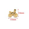 Handmade Stainless Steel Jewelry Accessories With Totem Pattern And 18K Electroplating For Pendant Bracelet Necklace