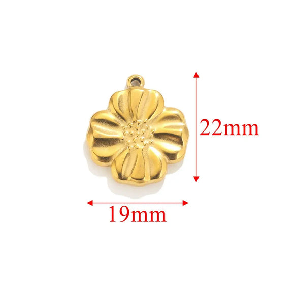Handmade Stainless Steel Jewelry Accessories With Totem Pattern And 18K Electroplating For Pendant Bracelet Necklace
