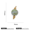 Handmade Stainless Steel Shell Conch And Heart Shape Pendant For Jewelry With Electroplating Retro Style