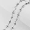 Handmade Stainless Steel Vacuum Chain With Golden Heart Cross Frame And Five Pointed Star For Diy Necklace Accessories Electroplated
