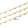 Handmade Stainless Steel Vacuum Chain With Golden Heart Cross Frame And Five Pointed Star For Diy Necklace Accessories Electroplated