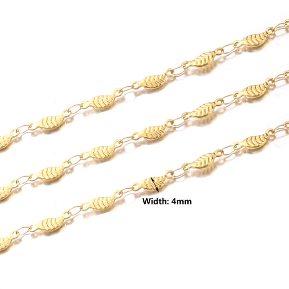 Handmade Stainless Steel Vacuum Chain With Golden Heart Cross Frame And Five Pointed Star For Diy Necklace Accessories Electroplated
