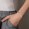 Handmade Stainless Steel Wave Beaded Turquoise Bracelet Geometric Ethnic Style Women's Bracelet