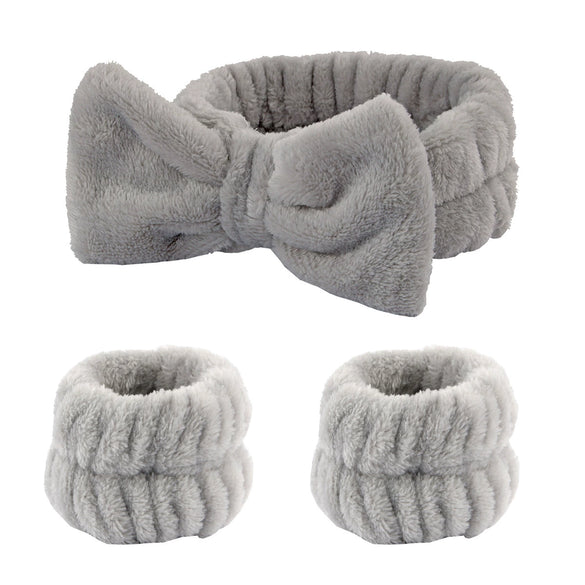 Handmade Stitch Wash Waterproof Cloth Wrist Band Hair Band Set With Animals Zodiac Styling For Women