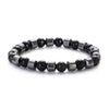 Handmade Stone Beaded Bracelet Geometric Style Unisex