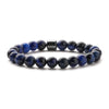 Handmade Stone Beaded Bracelet Geometric Style Unisex