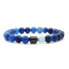 Handmade Stone Beaded Bracelet Geometric Style Unisex