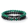 Handmade Stone Beaded Bracelet Geometric Style Unisex
