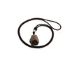 Handmade Tiger Eye Stone Geometric Perfume Bottle Pendant Necklace Alloy Essential Oil Aromatherapy Container Sweater Chain