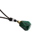 Handmade Tiger Eye Stone Geometric Perfume Bottle Pendant Necklace Alloy Essential Oil Aromatherapy Container Sweater Chain