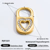 Handmade Titanium Steel And Stainless Steel Accessories Electroplated With 18K Gold In Strawberry And Starfish Shapes Necklace Earrings Pendant