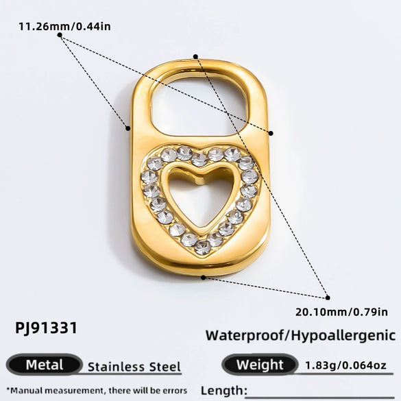Handmade Titanium Steel And Stainless Steel Accessories Electroplated With 18K Gold In Strawberry And Starfish Shapes Necklace Earrings Pendant