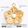 Handmade Titanium Steel And Stainless Steel Accessories Electroplated With 18K Gold In Strawberry And Starfish Shapes Necklace Earrings Pendant