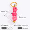 Handmade Titanium Steel And Stainless Steel Accessories Electroplated With 18K Gold In Strawberry And Starfish Shapes Necklace Earrings Pendant