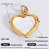 Handmade Titanium Steel And Stainless Steel Accessories Electroplated With 18K Gold In Strawberry And Starfish Shapes Necklace Earrings Pendant