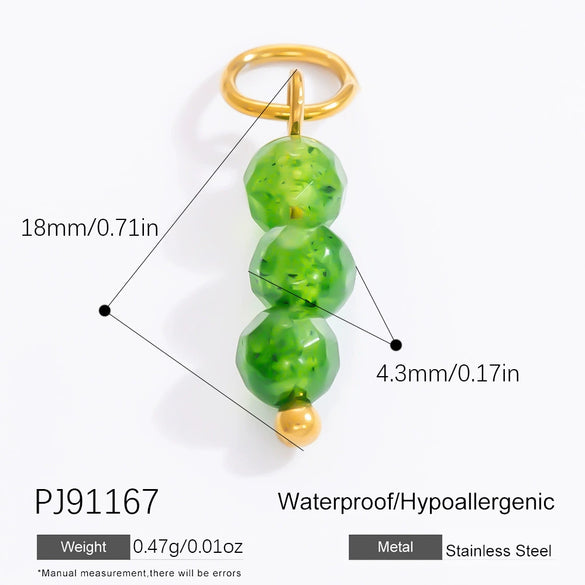 Handmade Titanium Steel And Stainless Steel Accessories Electroplated With 18K Gold In Strawberry And Starfish Shapes Necklace Earrings Pendant