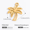 Handmade Titanium Steel And Stainless Steel Accessories Electroplated With 18K Gold In Strawberry And Starfish Shapes Necklace Earrings Pendant