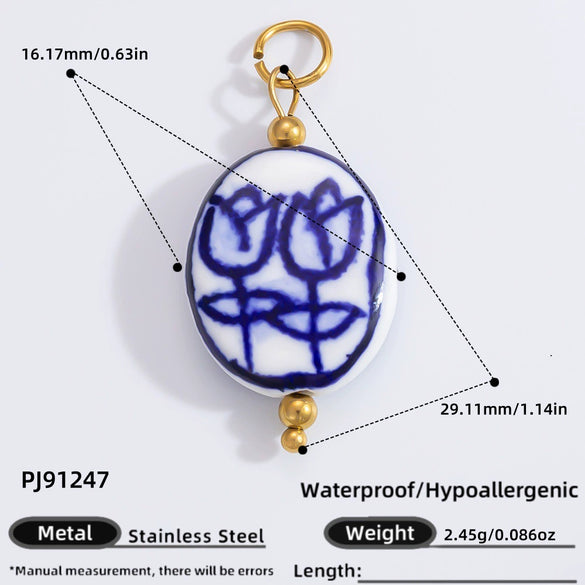 Handmade Titanium Steel And Stainless Steel Accessories Electroplated With 18K Gold In Strawberry And Starfish Shapes Necklace Earrings Pendant