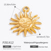 Handmade Titanium Steel And Stainless Steel Accessories Electroplated With 18K Gold In Strawberry And Starfish Shapes Necklace Earrings Pendant