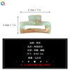 Handmade Transparent Acetate Hair Clip Simple Geometric Bangs And Flyaway Hairpin For Women
