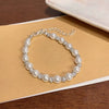 Handmade Unisex Geometric Imitation Pearl Beaded Bracelet