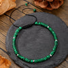 Handmade Unisex Geometric Stone Braided Couple Bracelet