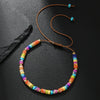 Handmade Unisex Geometric Stone Braided Couple Bracelet