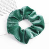 Handmade Velvet Bow Scrunchie Hair Tie With High Elasticity Fabric Hair Accessory For Women And Girls