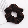 Handmade Velvet Bow Scrunchie Hair Tie With High Elasticity Fabric Hair Accessory For Women And Girls