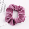 Handmade Velvet Bow Scrunchie Hair Tie With High Elasticity Fabric Hair Accessory For Women And Girls