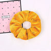 Handmade Velvet Hair Scrunchie With Gold Star Detail High Elasticity Cloth Hair Tie Accessory