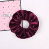 Handmade Velvet Hair Scrunchie With Gold Star Detail High Elasticity Cloth Hair Tie Accessory
