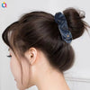 Handmade Velvet Hair Scrunchie With Gold Star Detail High Elasticity Cloth Hair Tie Accessory