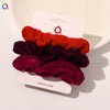 Handmade Velvet Scrunchie Hair Tie For Women Multicolor Simple Fashion Hair Accessory
