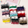 Handmade Velvet Scrunchie Hair Tie For Women Multicolor Simple Fashion Hair Accessory