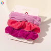 Handmade Velvet Scrunchie Hair Tie For Women Multicolor Simple Fashion Hair Accessory