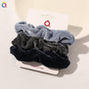 Handmade Velvet Scrunchie Hair Tie For Women Multicolor Simple Fashion Hair Accessory