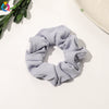 Handmade Velvet Scrunchie Hair Tie For Women Striped Ponytail Hair Accessory With A Simple Everyday Style