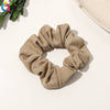 Handmade Velvet Scrunchie Hair Tie For Women Striped Ponytail Hair Accessory With A Simple Everyday Style