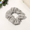 Handmade Velvet Scrunchie Hair Tie For Women Striped Ponytail Hair Accessory With A Simple Everyday Style