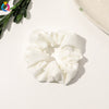 Handmade Velvet Scrunchie Hair Tie For Women Striped Ponytail Hair Accessory With A Simple Everyday Style