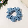 Handmade Velvet Scrunchie Hair Tie For Women Striped Ponytail Hair Accessory With A Simple Everyday Style