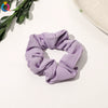 Handmade Velvet Scrunchie Hair Tie For Women Striped Ponytail Hair Accessory With A Simple Everyday Style