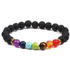 Handmade Volcanic Stone Beaded Unisex Bracelet