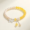 Handmade Women's Bracelet With Freshwater Pearl Southern Red Agate Aquamarine Beeswax And Rhombus Pattern
