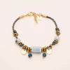 Handmade Women's Ceramic Flower Geometric Copper Plastic Bracelets With Electroplating
