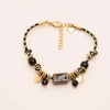 Handmade Women's Ceramic Flower Geometric Copper Plastic Bracelets With Electroplating